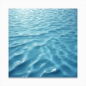 Blue Water Canvas Print