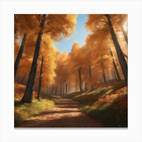 Autumn Forest 6 Canvas Print