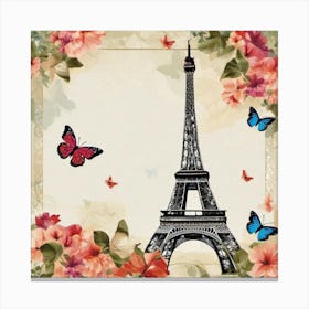 Paris Eiffel Tower 119 Canvas Print