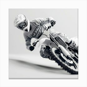 Motocross Rider Canvas Print