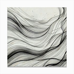 Wavy Lines Canvas Print