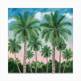 Palm Trees In Art Print Illustration Painting Y62zwynntrun5pdwfvjpaq Imkbedsr2my83m6bp9vzg Canvas Print