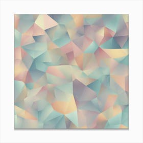 Abstract Triangles 2 Canvas Print