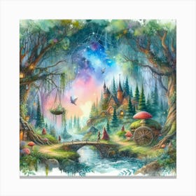 Fairytale Forest 5 Canvas Print