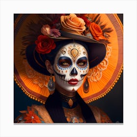 Day Of The Dead 12 Canvas Print