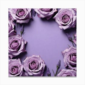 Purple Roses 43 Canvas Print