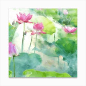 Lotus Flower 1 Canvas Print