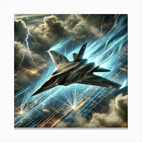 A Sci Fi Depiction Of Skyfire Cloak Canvas Print