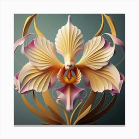 3d Orchid 1 Canvas Print