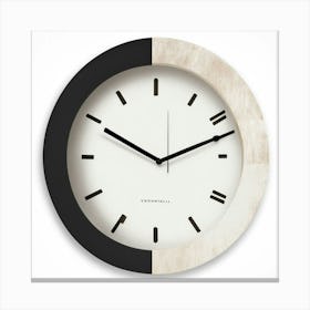 Wall Clock Canvas Print