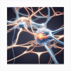 Neuron Stock Videos & Royalty-Free Footage 8 Canvas Print