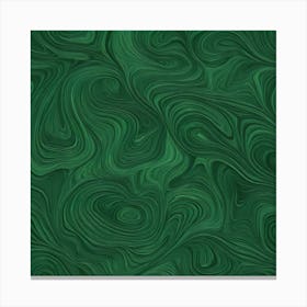 Emerald Green Canvas Print