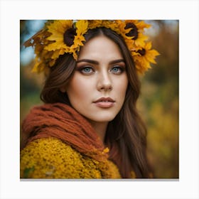 Autumn Photo Shoot Canvas Print