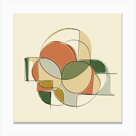 Abstract Geometric Shapes 1 Canvas Print