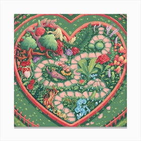 Heart Garden Canvas Print