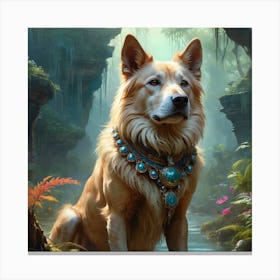 Fantasy Dog Canvas Print