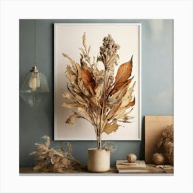 Dry Flowers Canvas Print