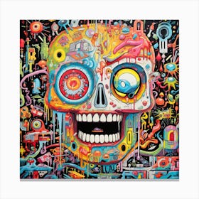 Sugar Skull 5 Canvas Print