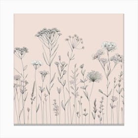 A wildflower field Canvas Print