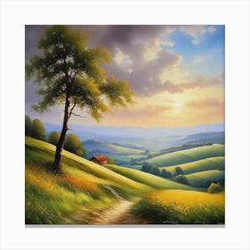 Landscape Painting 114 Canvas Print