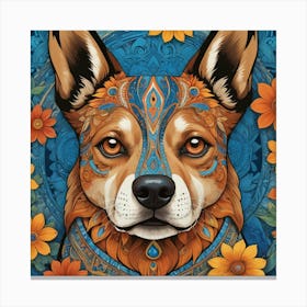 Kangaroo Dog Canvas Print