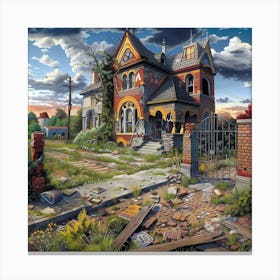 Victorian House 2 Canvas Print