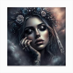 Dark Beauty 6 Canvas Print