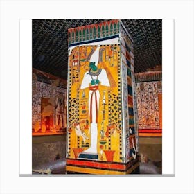 Egyptian Statue 17 Canvas Print