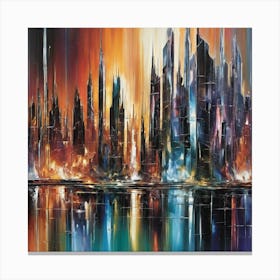 Cityscape 1 Canvas Print