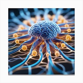 Neuron 50 Canvas Print