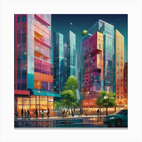 Cityscape Canvas Print