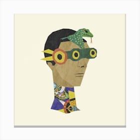 Man With Goggles Canvas Print