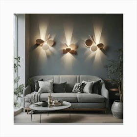 Modern Living Room 11 Canvas Print