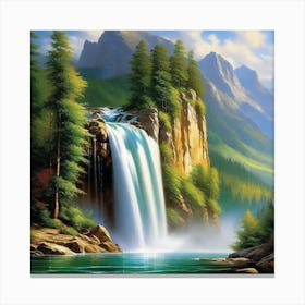 Waterfall 28 Canvas Print