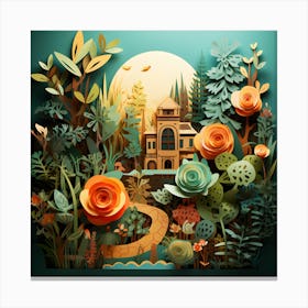 Paper Art Canvas Print