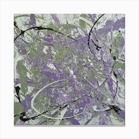 Abstract Painting inspired by Jackson Pollock 1 Canvas Print