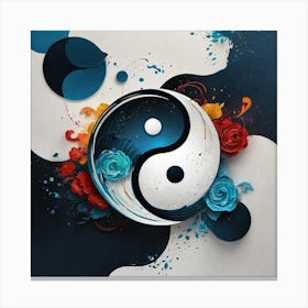 Yin Yang 80 Canvas Print