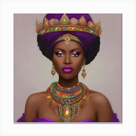 African Beauty 1 Canvas Print