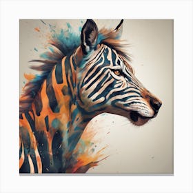 Abstract Animal Art Prints and Posters Canvas Print