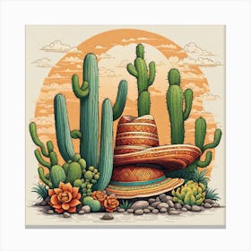 Mexican Hat 31 Canvas Print