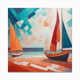 Scarlet Sails 04 Canvas Print