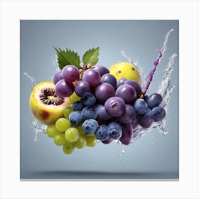 Fruit Splash 1 Canvas Print