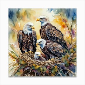 Bald Eagles Canvas Print