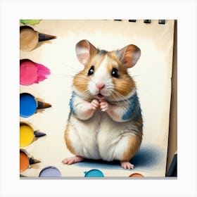 Hamster 47 Canvas Print