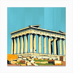 Parthenon Canvas Print