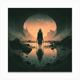 Man In A Hat Canvas Print