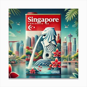 Singapore Product Packaging Canvas Print