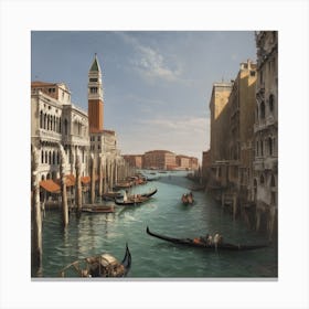 The Grand Canal Of Venice 2 Canvas Print