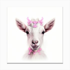 Pink Goat Canvas Print