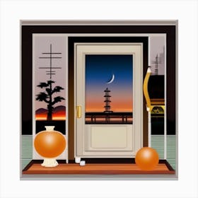 Asian Doorway Canvas Print